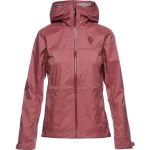 Black Diamond - Treeline Rain Shell - Rosewood - Dames Regenjas