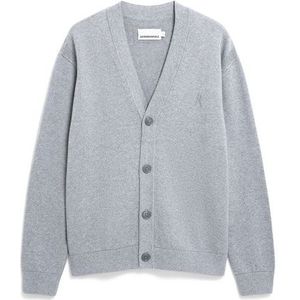 ARMEDANGELS - Aanatol - Trui - Lichtgrijs - V-hals - Losse Pasvorm