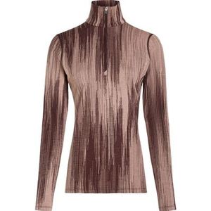 Icebreaker - Merino 260 Tech Vertex Delta Lines AOP - Lange Mouwen Basislaag