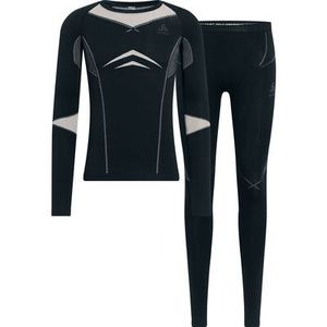 Odlo - Heren Winter Performance Evolution Set - Thermo-onderbroeken - Zwart - Synthetisch
