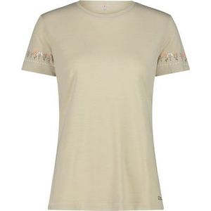 Dames T-shirt met ronde hals van merinowol CMP