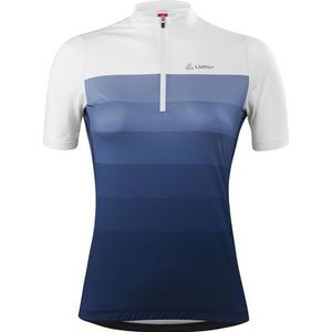 Löffler - Womens Bike Jersey Half-Zip Rainbow Mid - Fietsshirt - Blauw