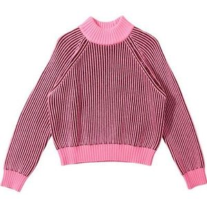 Brava Fabrics Dames Bicolor Wool Cropped Trui