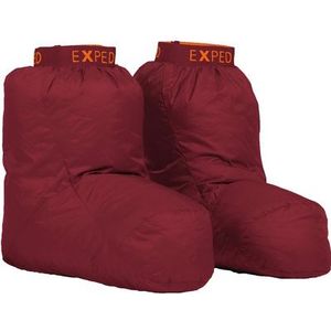 Exped - Down Sock - Pantoffels - Rood - 100% Polyamide, 100% Dons