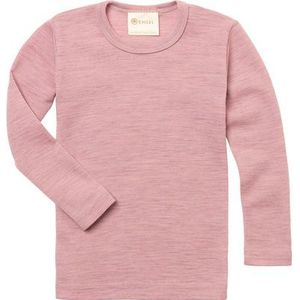 Engel Blouse - Wol - Rosewood Melange - Engel - 2 jaar (92) - Shirts