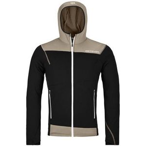 Ortovox - Fleece Light Hoody - Fleecevest - Zwart - 67% Polyester, 26% Wol, 7% Elastaan
