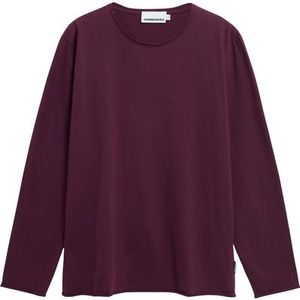 Armedangels - MAARKOS - Herenshirt - Relaxed Fit - Lange Mouwen - Puur Biologisch Katoen