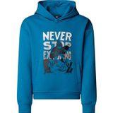 The North Face - Oversized Hoodie - Dusk Blue - Voor Jongens
