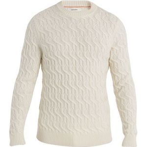 Icebreaker Heren Cable Knit Crewe Trui