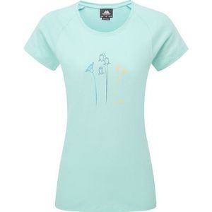 Mountain Equipment - Mountain Flower T-shirt - Turkoois - Dames