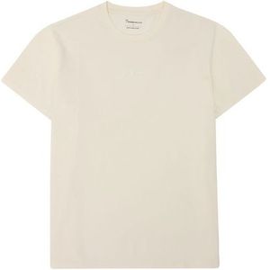 KnowledgeCotton Apparel Heren Chest Embroidery T-shirt