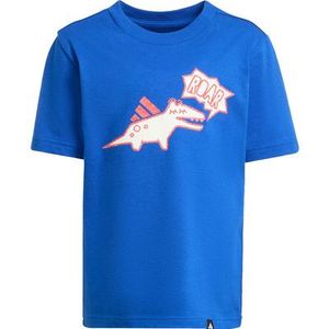 adidas - LK ADIRAPTOR T - T-shirt - Royal blue - 100% Katoen