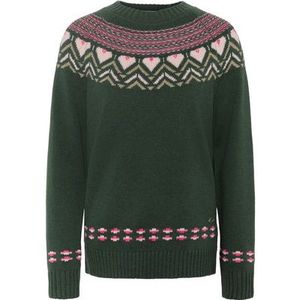 Kari Traa - Sundve Knit - Gebreide Trui - Donkergroen