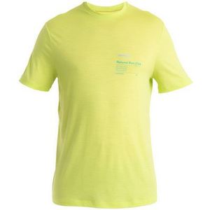 Icebreaker Heren Tech Lite III Natural Run Club 2.0 T-Shirt