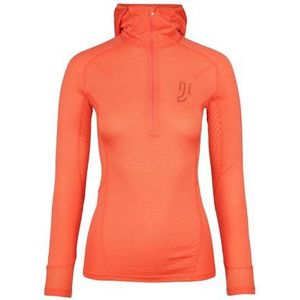 Johaug Dames Lithe Tech-Wool Hood Longsleeve