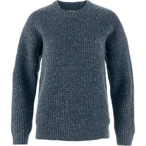 Fjällräven - Övik Waffle Knit - Wollen Trui - Blauw