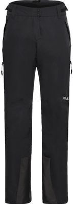 Jack Wolfskin - FLOWLINE 2L INS PANTS W - Skibroek - Zwart - Ademend - Waterdicht - Winddicht