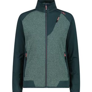 CMP - Damesfleece - Ritsjack - Hybride - Zwart