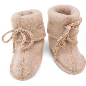 Engel - Babyschoentjes - Zand Melange - 100% Wol (kbT)