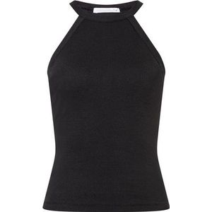 Mandala Dames Ribbed Halterneck Top