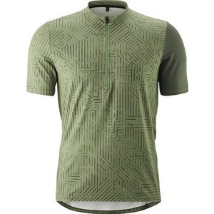 Heren - Fiets Trui - Rietgroen - 88% Polyester Gerecycled, 12% Elastaan