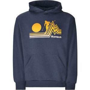 Marmot - Retro Skiër Hoodie - Katoen en Gerecycled Polyester - Outdoor Lifestyle