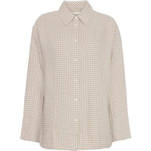 KnowledgeCotton Apparel Dames Double Layer Cuffed Blouse