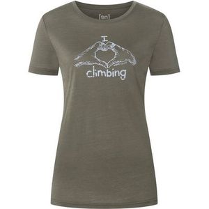 Super.Natural Dames I Love Climbing T-Shirt