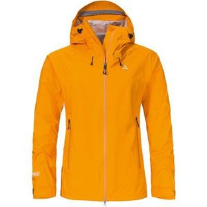 Schöffel - Outdoorjack Mountain - Jack - Oranje - Met Capuchon - Regular Fit