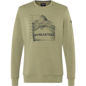 Super.Natural Heren 7 Peaks Crew Longsleeve