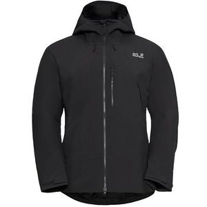 Jack Wolfskin - FLOWLINE PRO 2L INS JKT M - Ski-jack - Zwart - Met Capuchon - Ademend - Waterdicht - Winddicht