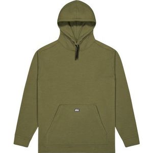 Picture - Pluris Tech - Hoodie - Olijfgroen - 87% Polyester, 9% Lyocell, 4% Elastaan