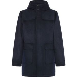 KnowledgeCotton Apparel Heren Felted Wool Duffle Jas