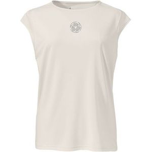 Schöffel - Circ TShirt - T-shirt - Beige/Wit - 100% Polyester