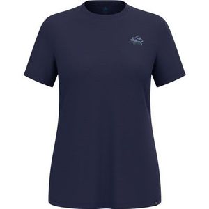 Odlo - Raincloud Merino 160 - T-shirt - Zwart - Geurneutraal Merino