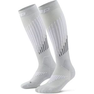 CEP - Ski Touring Merino Socks Tall 3.0 - Skisokken - Lichtgrijs