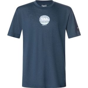 Super.Natural - Tulips T-shirt - Groen - Merinowol