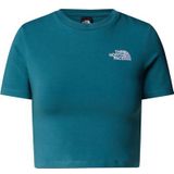 The North Face - Cropped T-shirt - Space - Dames
