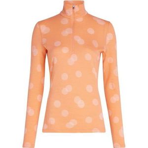 Icebreaker Dames 260 Vertex Falling Flakes Half Zip Longsleeve