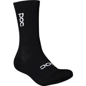 POC - Kinderen Essential Road Sokken - Zwart - Ademend - Ondersteunende Stof