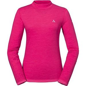 Schöffel - Functioneel Shirt - 3050/Pink - Merino Turtle Neck - Lange Mouwen
