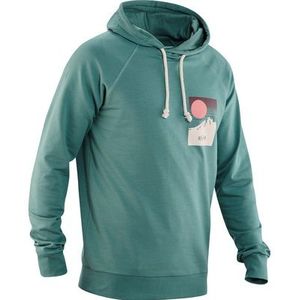 Edelrid - Tecu Hoodie - Heren - Groen - Katoen - Ademend