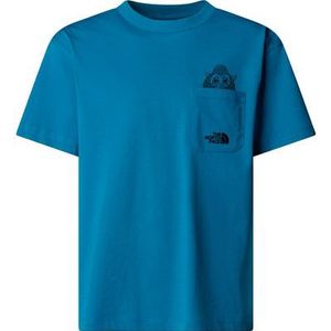 The North Face - Sports Oversized-t-shirt - Dusk Blue - Voor Jongens