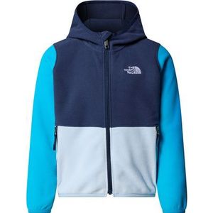 The North Face - Glacier-fleece - Summit Navy-meridian Blue - Fleece met Capuchon en Volledige Ritssluiting