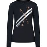 Super.Natural Dames Kryssede Ski Longsleeve