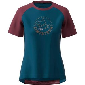Zitern PureFlowz T-shirt Dames blauw rood