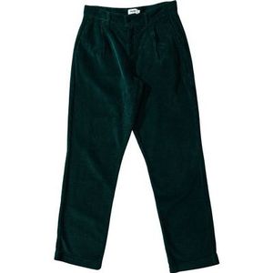 Brava Fabrics Heren Corduroy Pleated Chino Broek