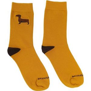 Bavarian Caps Dames Dackel Sokken