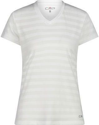 CMP - Dames-T-shirt - Korte Mouwen - Effen Kleur - Horizontale Mesh-Details