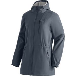 Dames - Outdoorjack - Grijsblauw - 100% Polyester - Waterdicht met 3 Buitenzakken